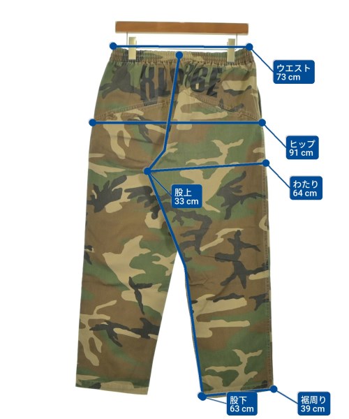 X-LARGE กางเกงมีกระเป๋าข้างกางเกง2-4 กระเป๋า