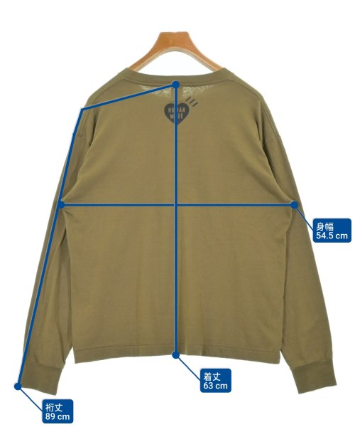 HUMAN MADE เสื้อยืด/เสื้อท็อปส์