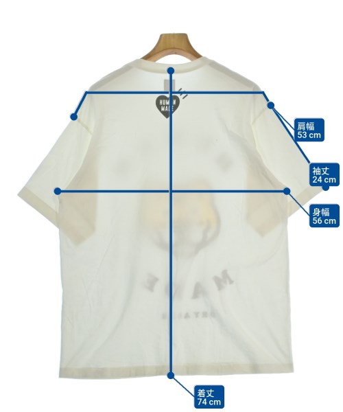 HUMAN MADE เสื้อยืด/เสื้อท็อปส์