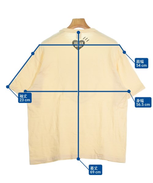 HUMAN MADE เสื้อยืด/เสื้อท็อปส์