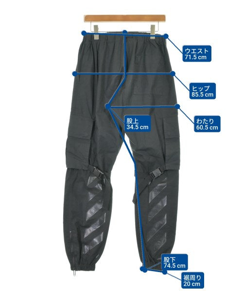 OFF-WHITE กางเกงมีกระเป๋าข้างกางเกง2-4 กระเป๋า