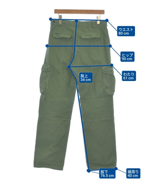 OFF-WHITE กางเกงมีกระเป๋าข้างกางเกง2-4 กระเป๋า