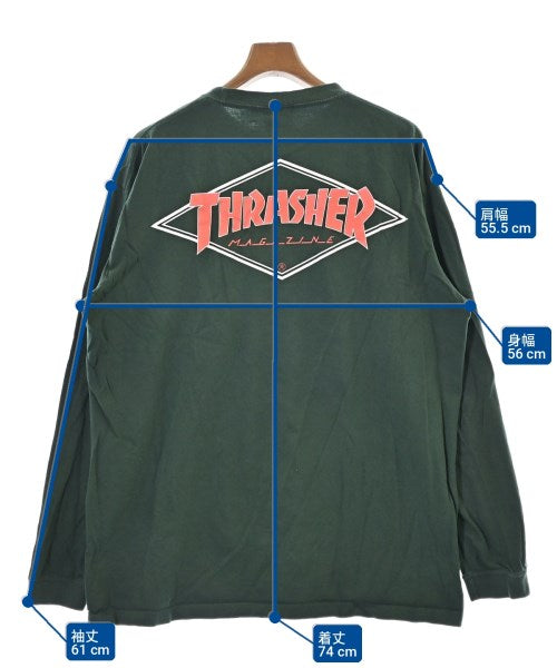 THRASHER เสื้อยืด/เสื้อท็อปส์