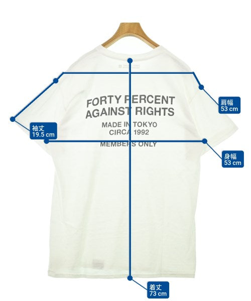 FORTY PERCENT AGAINST RIGHTS เสื้อยืด/เสื้อท็อปส์