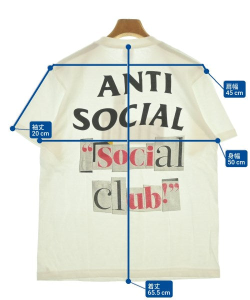 ANTI SOCIAL SOCIAL CLUB เสื้อยืด/เสื้อท็อปส์