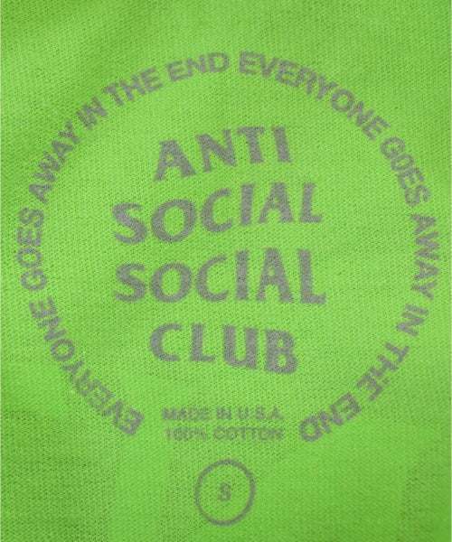 ANTI SOCIAL SOCIAL CLUB เสื้อยืด/เสื้อท็อปส์