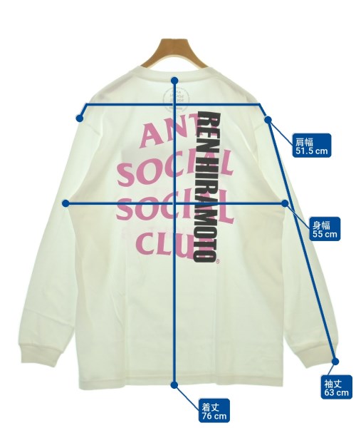 ANTI SOCIAL SOCIAL CLUB เสื้อยืด/เสื้อท็อปส์