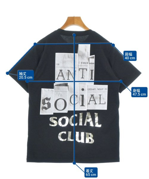ANTI SOCIAL SOCIAL CLUB เสื้อยืด/เสื้อท็อปส์