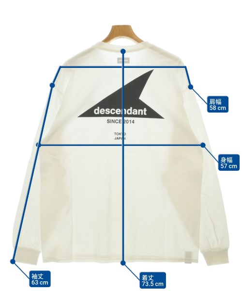 DESCENDANT เสื้อยืด/เสื้อท็อปส์