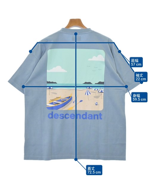 DESCENDANT เสื้อยืด/เสื้อท็อปส์