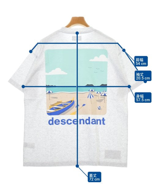 DESCENDANT เสื้อยืด/เสื้อท็อปส์