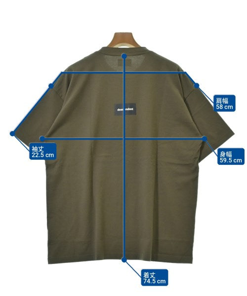 DESCENDANT เสื้อยืด/เสื้อท็อปส์