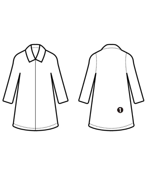 MONCLER เสื้อคลุมคอปก Soutien