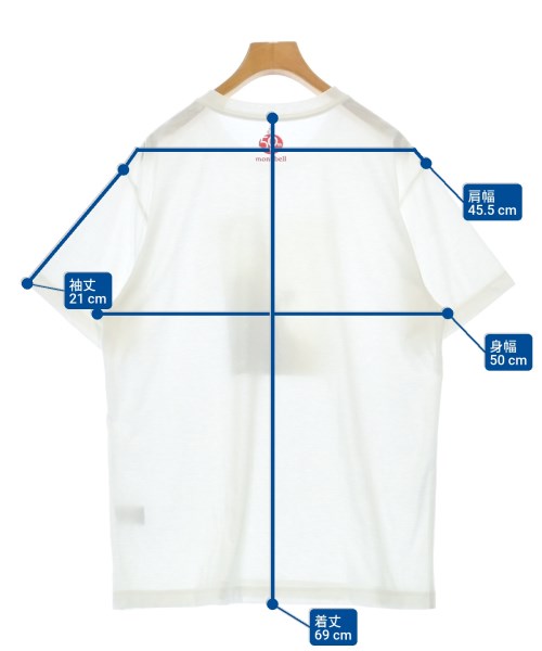 Montbell เสื้อยืด/เสื้อท็อปส์