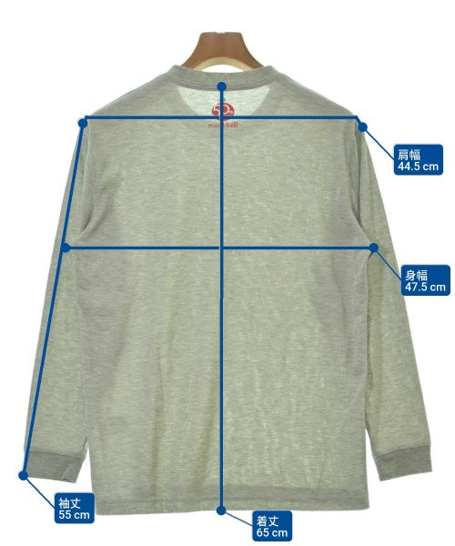 Montbell เสื้อยืด/เสื้อท็อปส์
