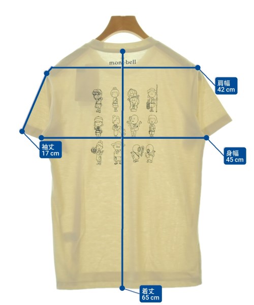 Montbell เสื้อยืด/เสื้อท็อปส์