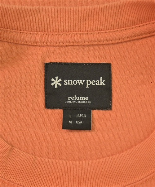 snow peak เสื้อยืด/เสื้อท็อปส์