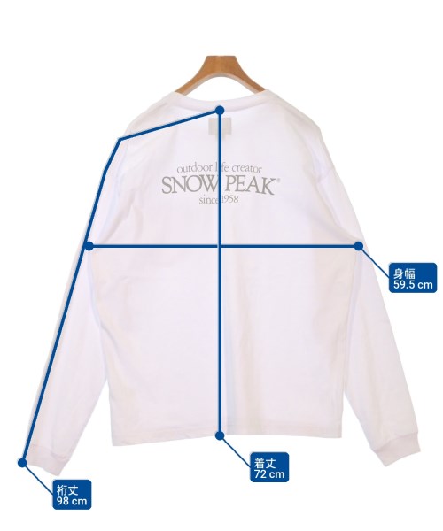 snow peak เสื้อยืด/เสื้อท็อปส์