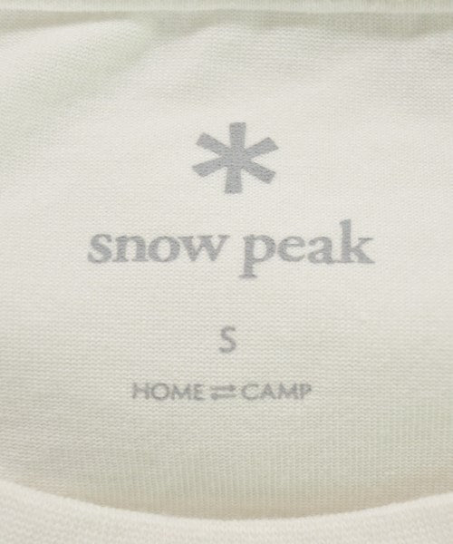 snow peak เสื้อยืด/เสื้อท็อปส์