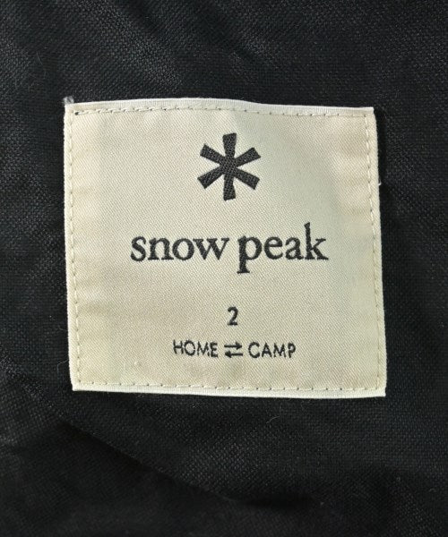 snow peak เดรสที่เป็นเสื้อเชิ้ตตัวยาว