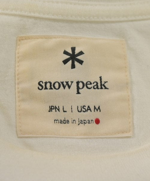 snow peak เสื้อยืด/เสื้อท็อปส์