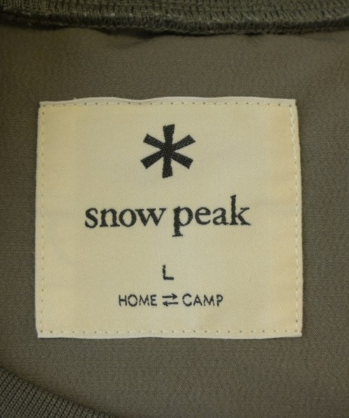 snow peak เสื้อยืด/เสื้อท็อปส์