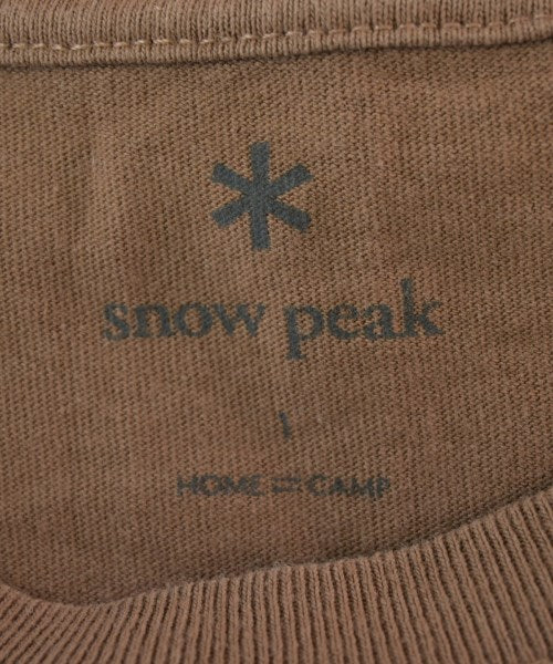 snow peak เสื้อยืด/เสื้อท็อปส์