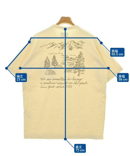 snow peak เสื้อยืด/เสื้อท็อปส์
