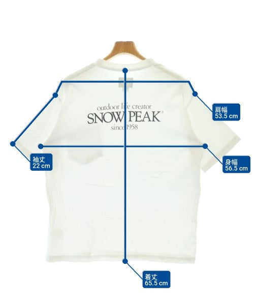 snow peak เสื้อยืด/เสื้อท็อปส์