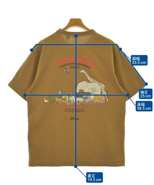 NANGA เสื้อยืด/เสื้อท็อปส์