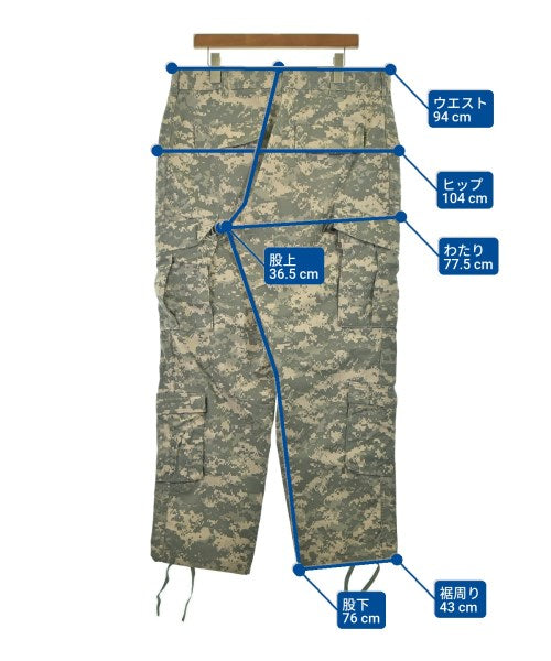 MILITARY กางเกงมีกระเป๋าข้างกางเกง2-4 กระเป๋า