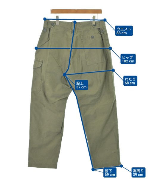 MILITARY กางเกงมีกระเป๋าข้างกางเกง2-4 กระเป๋า