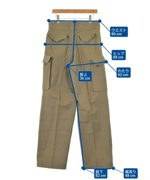 MILITARY กางเกงมีกระเป๋าข้างกางเกง2-4 กระเป๋า