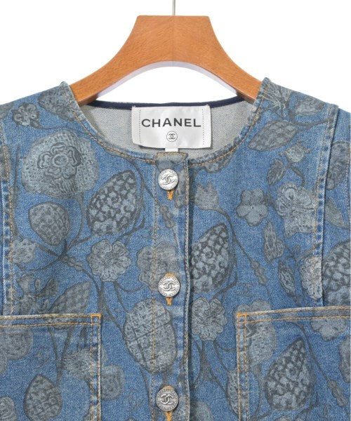 CHANEL แจ็คเก็ตไม่มีปก