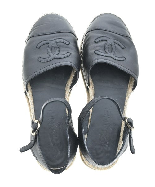 CHANEL รองเท้าพื้นเชือกสาน