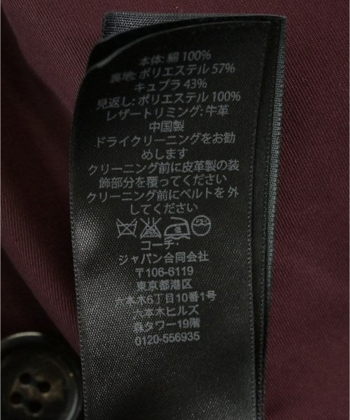 COACH เสื้อกันฝน