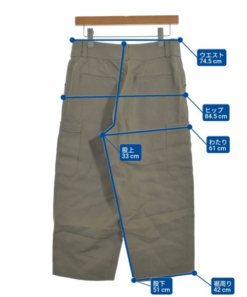 YOSHIE INABA กางเกงมีกระเป๋าข้างกางเกง2-4 กระเป๋า