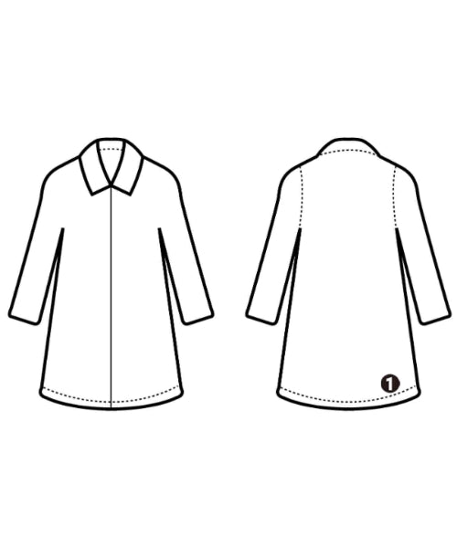 LOUIS VUITTON เสื้อคลุมคอปก Soutien
