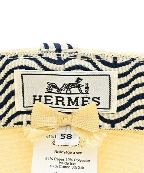HERMES หมวกฟาง