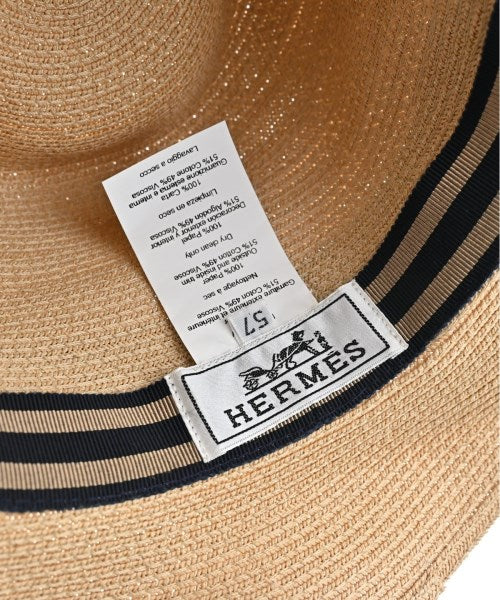 HERMES หมวกฟาง