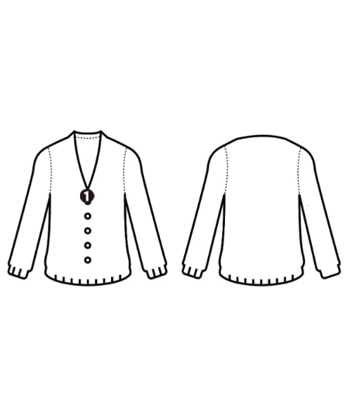 HERMES เสื้อคาร์ดิแกน