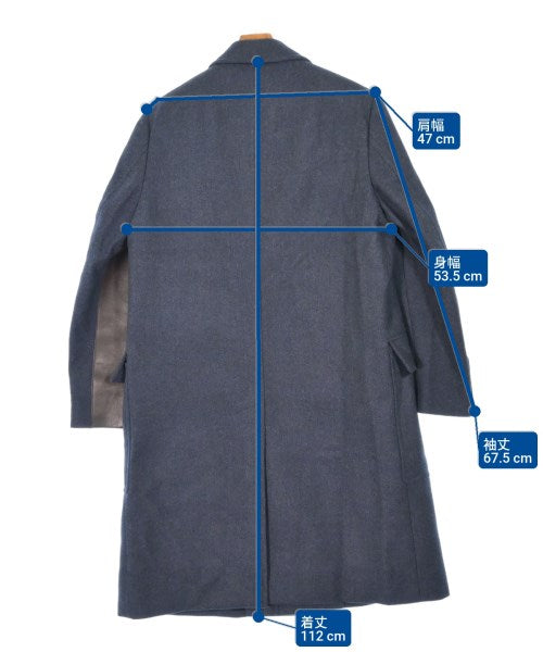 HERMES เสื้อโค้ทเชสเตอร์ฟิลด์