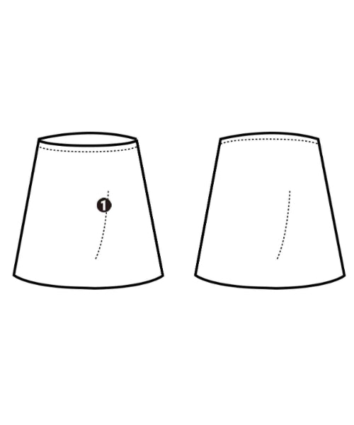 HERMES กระโปรงยาวถึงเข่า