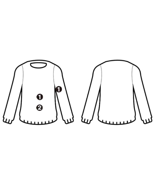 HERMES เสื้อคาร์ดิแกน