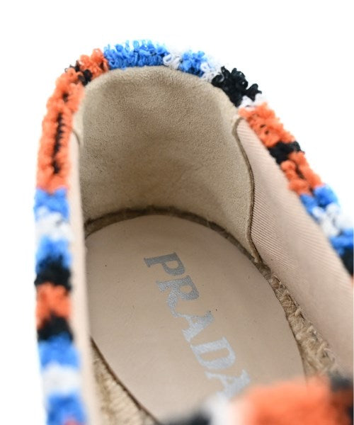 PRADA รองเท้าพื้นเชือกสาน