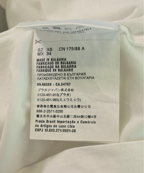 PRADA เสื้อยืด/เสื้อท็อปส์