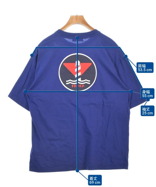 PRADA เสื้อยืด/เสื้อท็อปส์