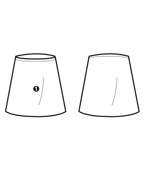 PRADA กระโปรงยาวถึงเข่า