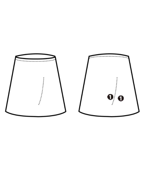 PRADA กระโปรงยาวถึงเข่า