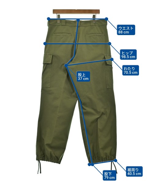 PRADA กางเกงมีกระเป๋าข้างกางเกง2-4 กระเป๋า